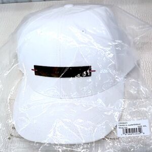 Brand New Very Rare White (Black Label) Jupiter Cuvered Bill XXL